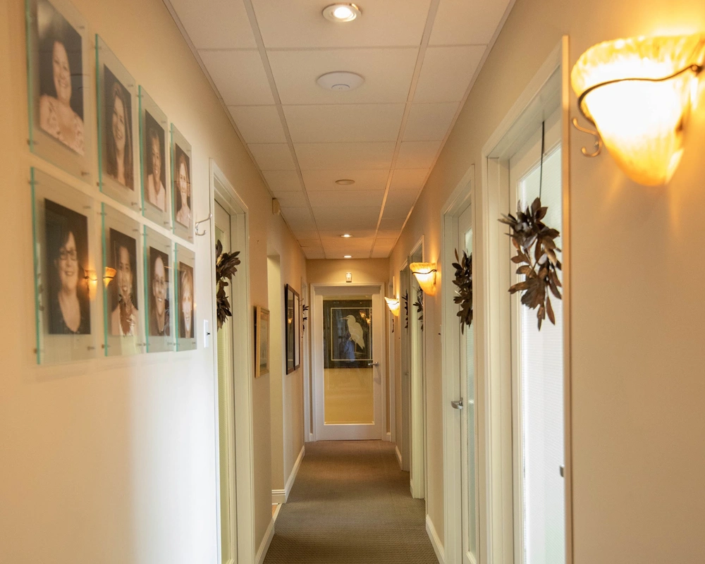 dental clinic corridor